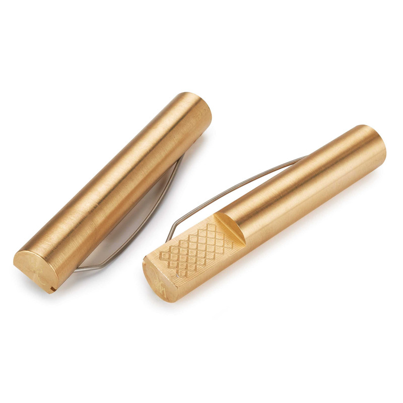 Brass Bench Dogs - 4-3/8" x 3/4" - Pair